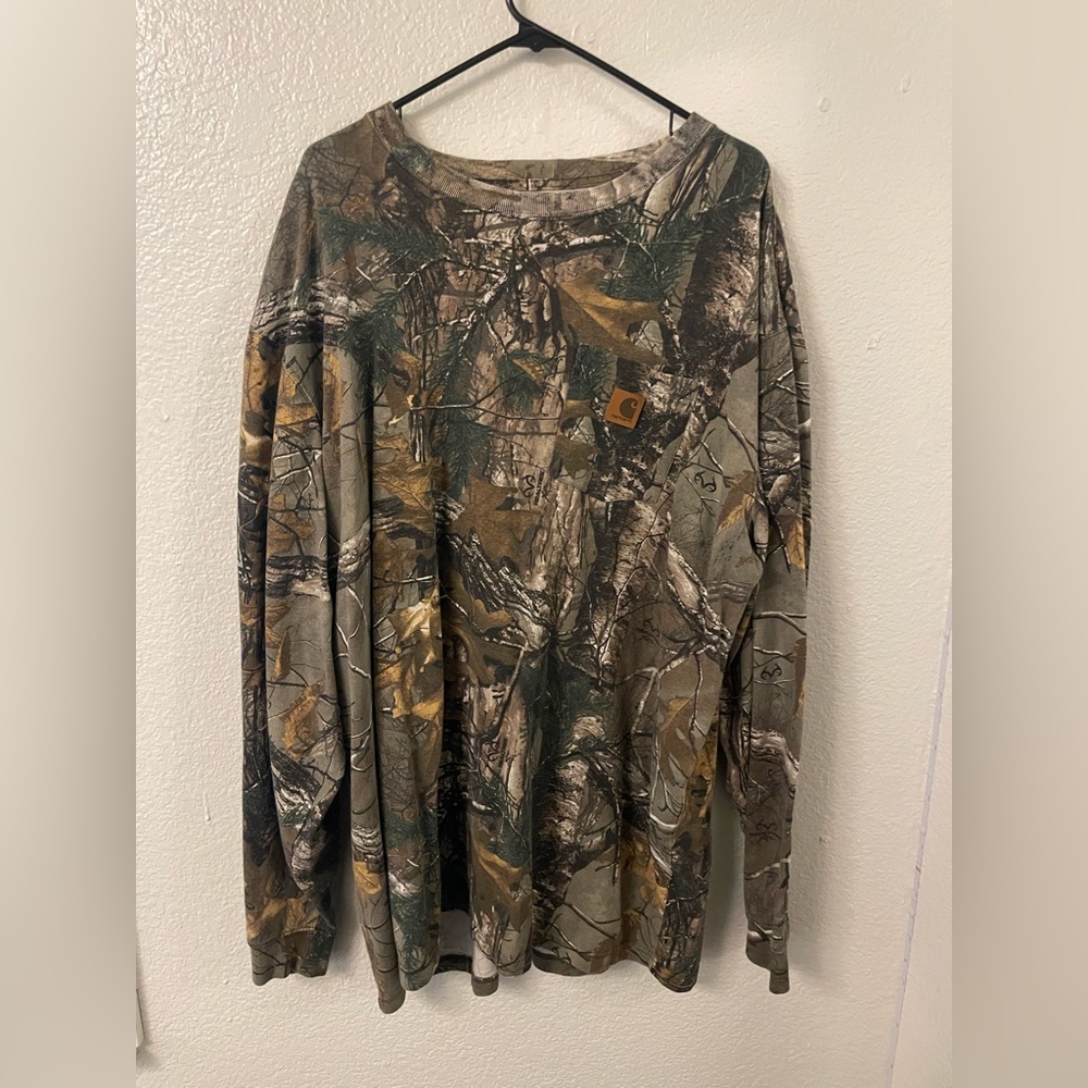 Carhartt X Realtree Camo Long Sleeve Pocket Tee